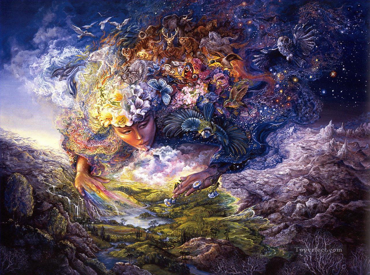 JW goddesses breath of gaia Fantasy Oil Paintings